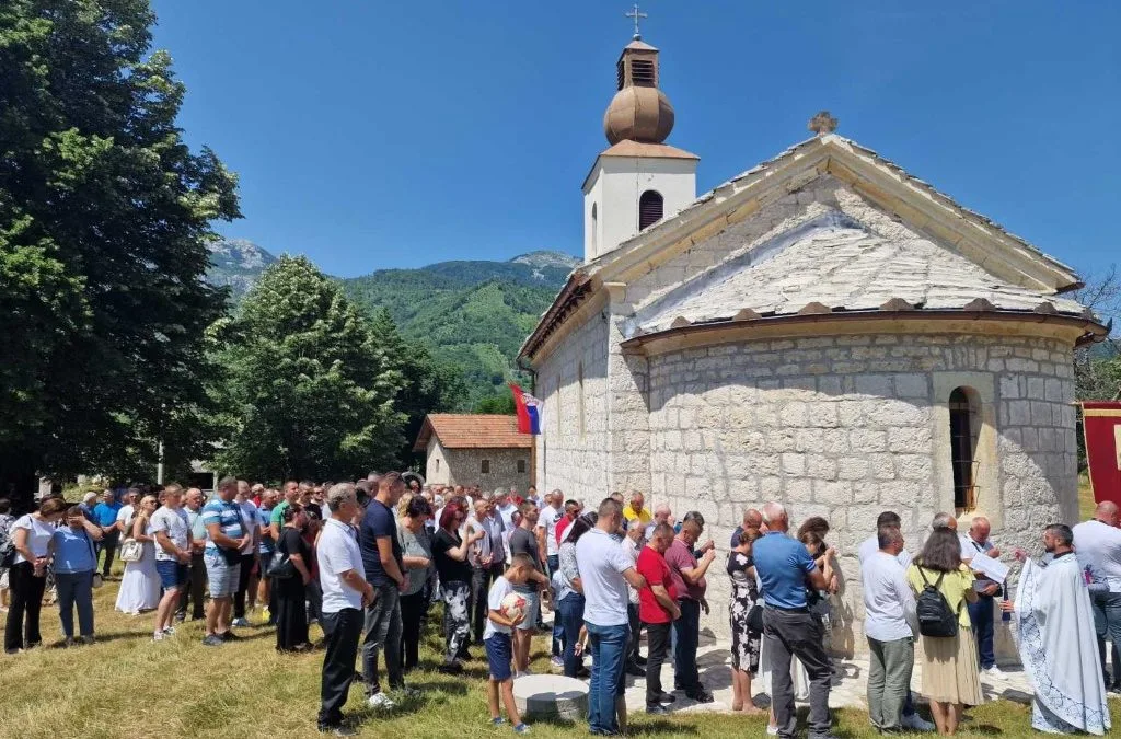 Слава храма у селу Борци