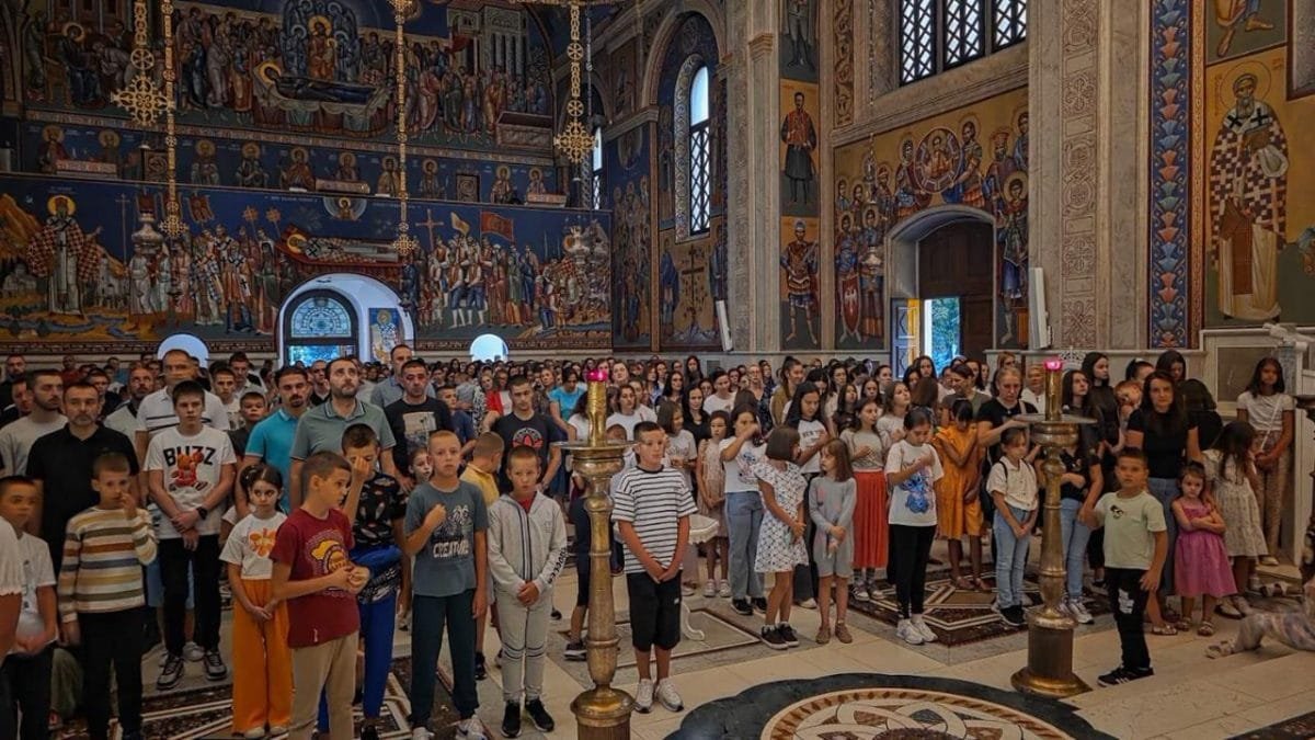Молебан на почетку нове школске године
