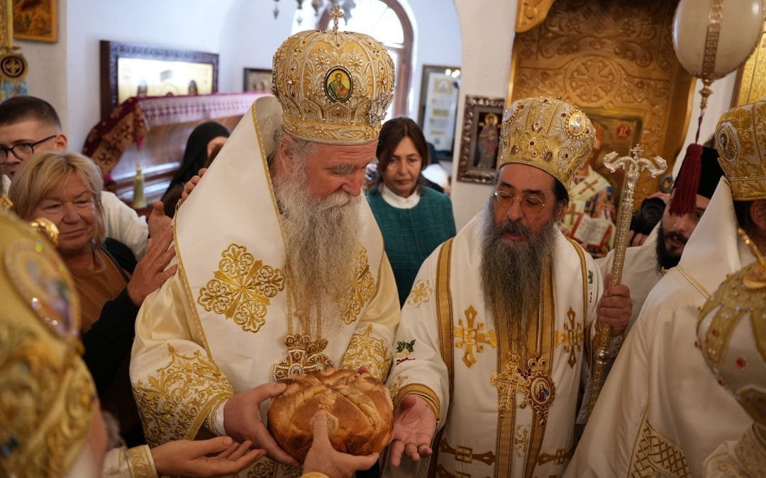 Свети Петар Цетињски и апостол Лука свечано прослављени у Цетињском манастиру