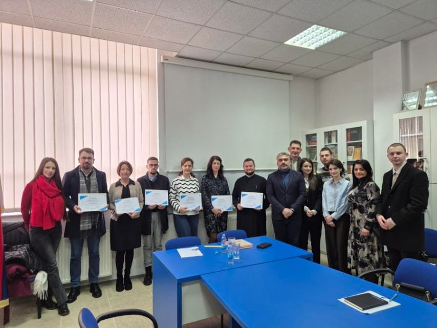 Вјероучитељи на свечаној додјели сертификата из грчког језика