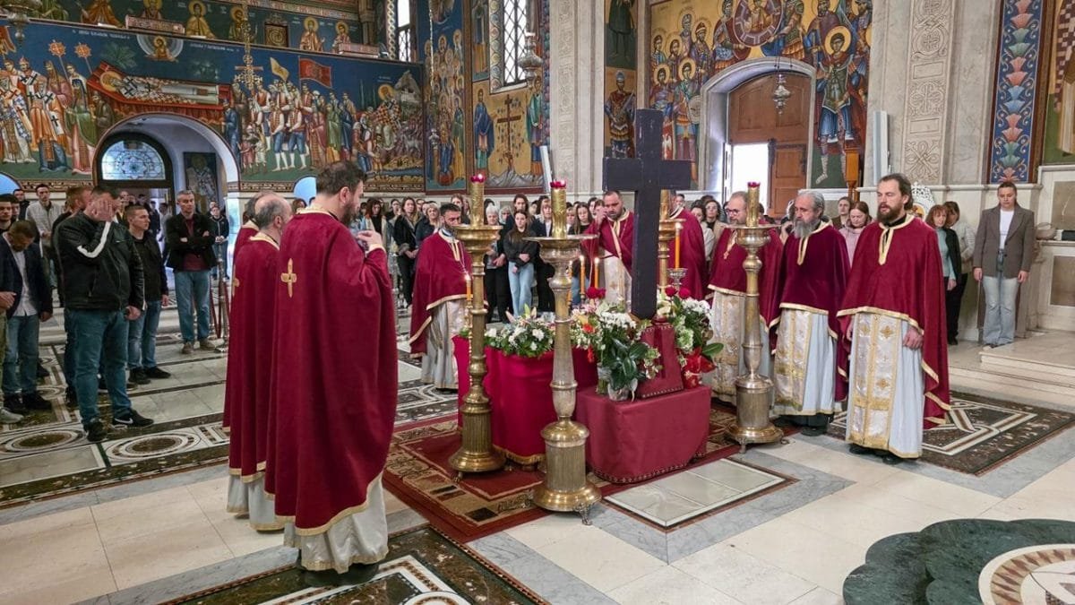 Велика субота у требињском Саборном храму