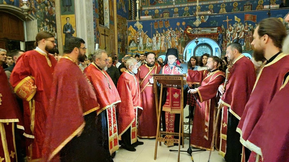 Света тајна Јелеосвећења у требињском Саборном храму