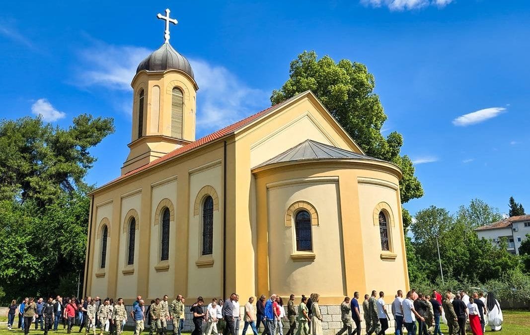 Литургијско славско сабрање у храму Вазнесења Господњег у Чапљини